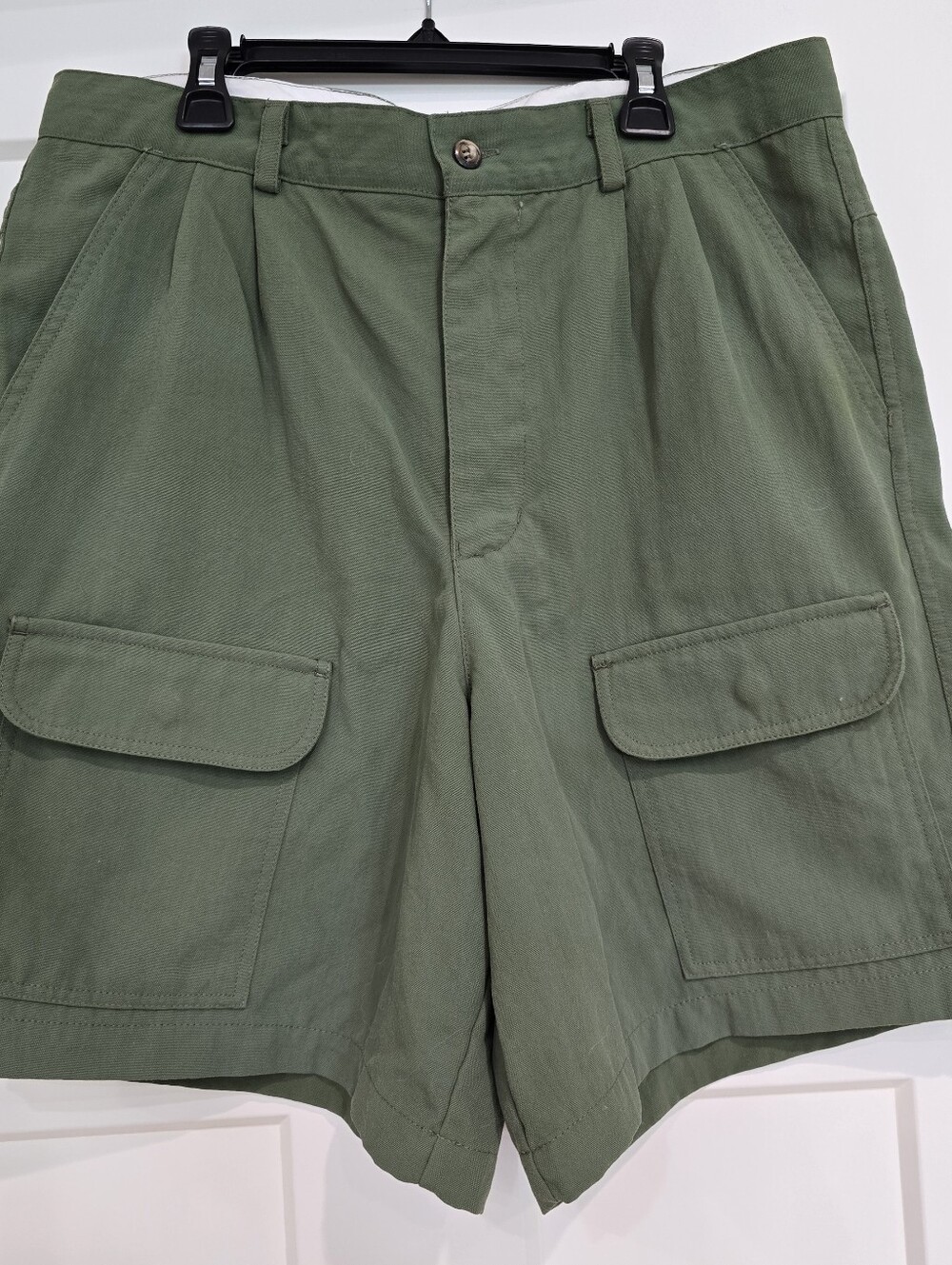 Lion Apparel Shorts men's size M 34  Green Cargo 100% cotton I